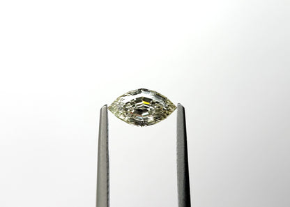 0.81ct Modified marquise step cut diamond