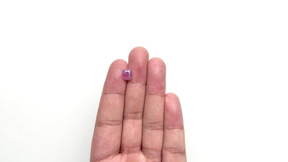 2.04ct Cushion Cut Milky Pink Unheated Sapphire from Sri Lanka