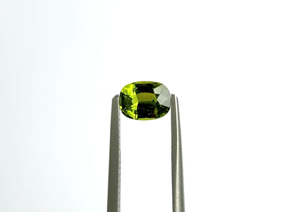 1.12ct Elongated Cushion-Cut Olive Green Sapphire from Australia