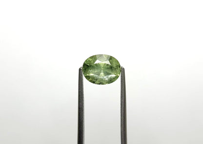 2.78ct Oval Light Green Heated Sapphire from Montana, USA
