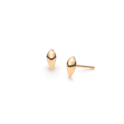 Simple gold spike studs